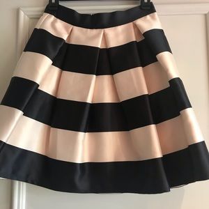 Gianni Bini black/cream striped skirt